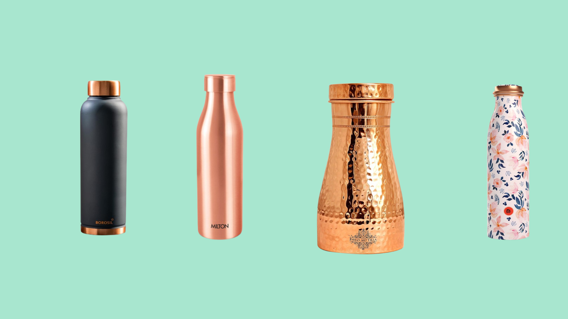 Pure copper water bottle