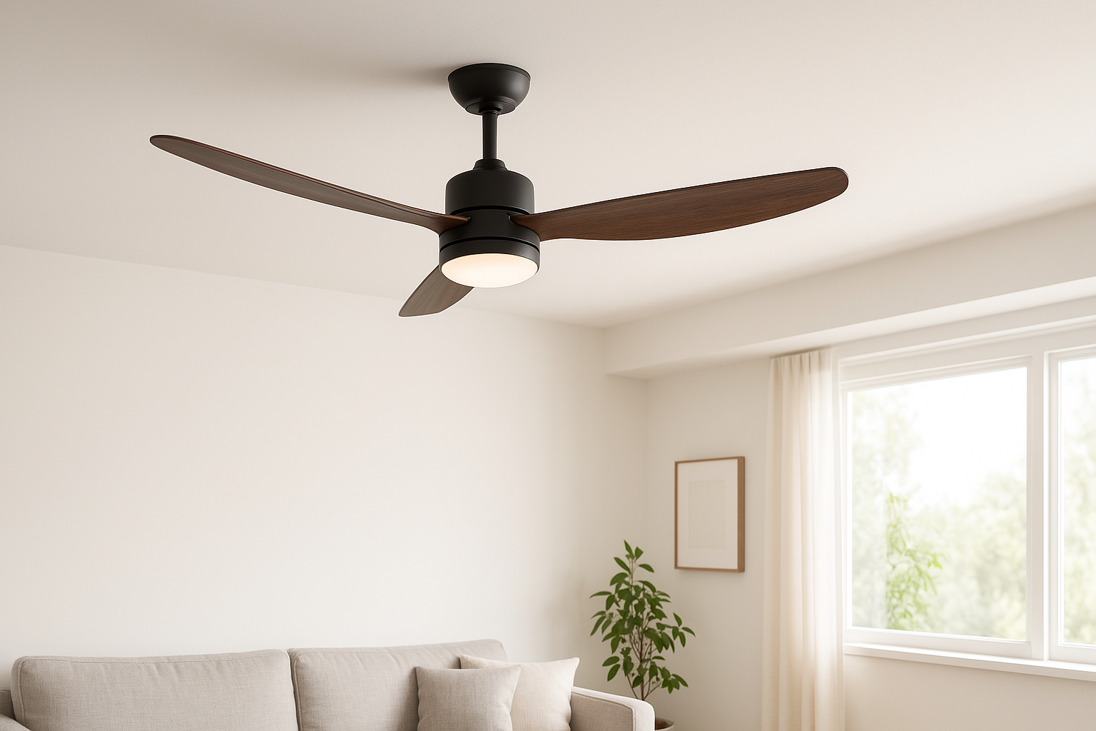 small ceiling fan