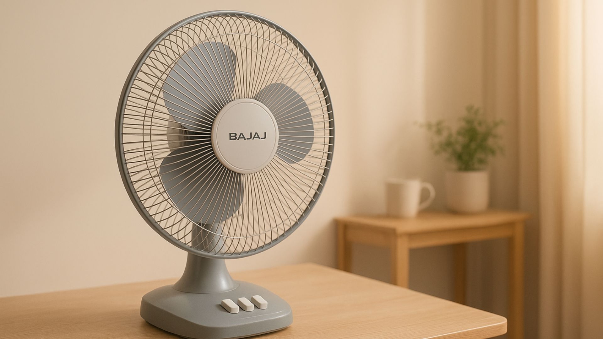 bajaj table fan